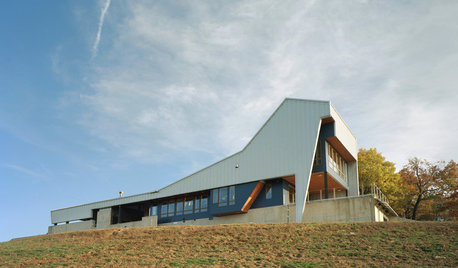 Houzz Tour: A Hillside Home Commands Attention and Views