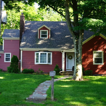 Royal Woodland Rustic Red Siding installed by Sidetex in Mount Carmel, Hamden CT