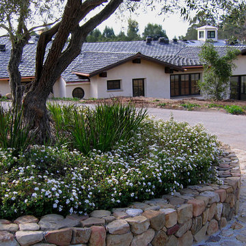 Rural Farmhouse Landscape in Montecito California