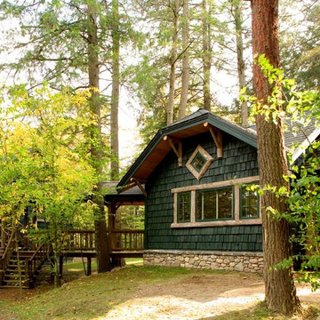 rustic cabin in long lake