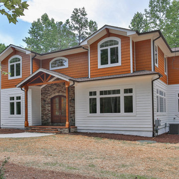 Rustic Craftsman Inspired Custom Home in Chapel Hill, NC