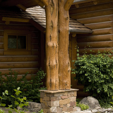 Rustic Elegance - Log Siding & Timber Home