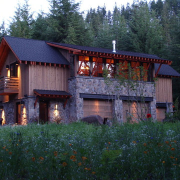 Rustic Modern Mountain Cabin