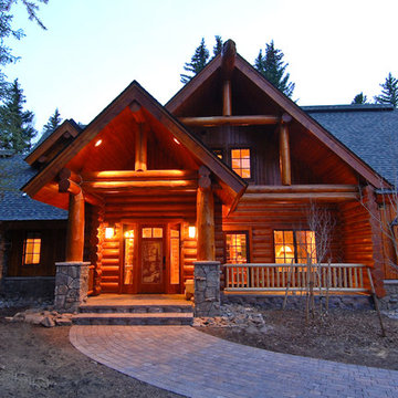 Sage Creek Canyon Hybrid Log Home