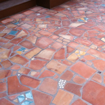 Saltillo tile mosaic