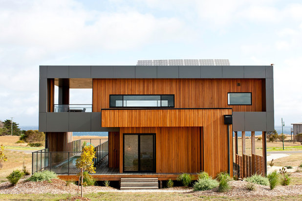 Beach Style Exterior by Ecoliv Sustainable Buildings