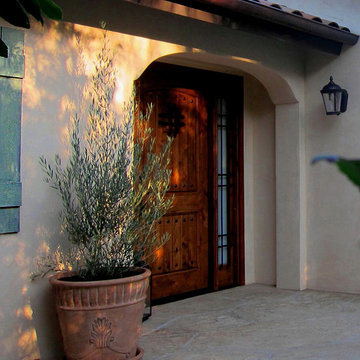 Santa Barbara Spanish Home with Tuscan Accents