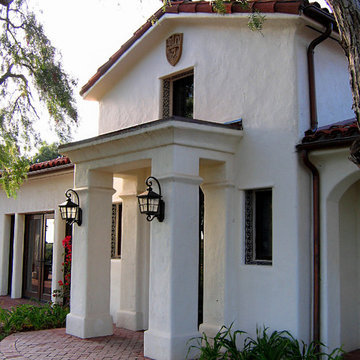 Santa Barbara Spanish style Entry Tower