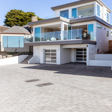 Santa Cruz Beach Front Property, Modern Malibu Style