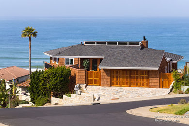 Inspiration for a coastal exterior home remodel in San Francisco