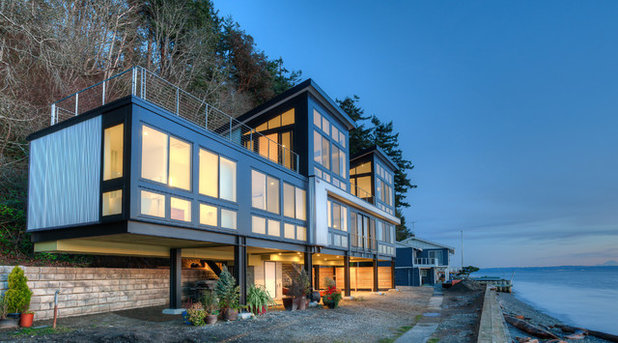 Modern Exterior by Dan Nelson, Designs Northwest Architects