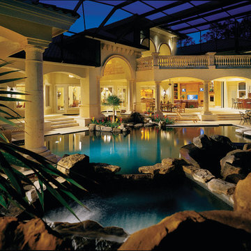 Sater Design Collection's 6910 "Fiorentino" Home Plan