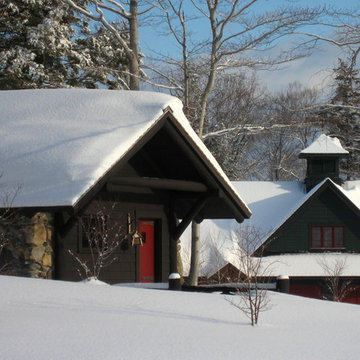 Sauna Winter Detail