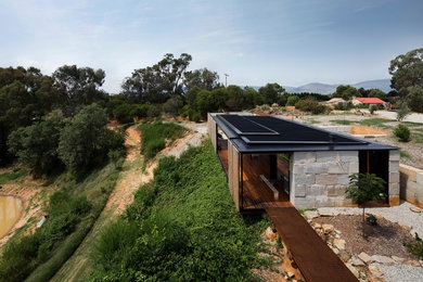 Modern house exterior in Melbourne.