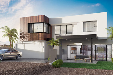 Inspiration for a modern exterior home remodel in Perth