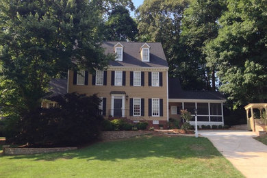 This is an example of a classic house exterior in Raleigh.
