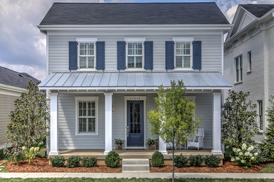 Transitional exterior home idea in Louisville