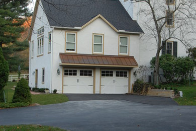 Inspiration for a country exterior home remodel in Philadelphia