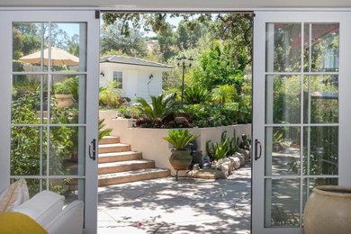 This is an example of a traditional house exterior in Los Angeles.