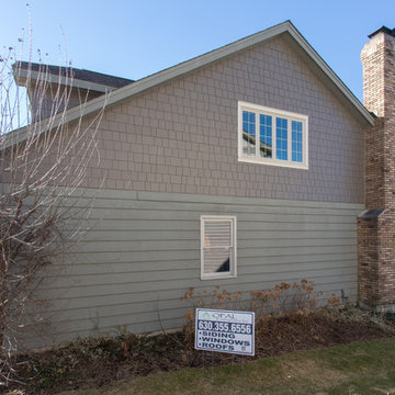 Shakin' things up in Naperville with shake style fiber cement siding replacement
