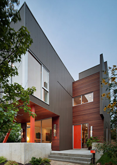 Modern Exterior by Faust Construction