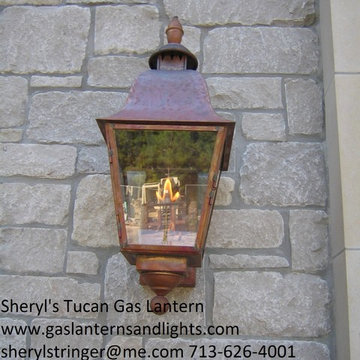 Sheryl's Tuscan Gas and Electric Lanterns