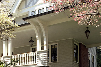 Inspiration for a timeless exterior home remodel in Boston