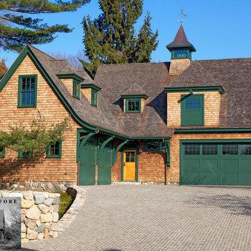 Shingle Style Carriage House - Front Elevation