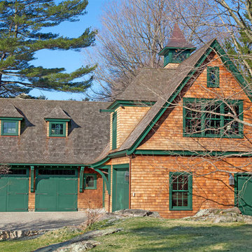 Shingle Style Carriage House - Side Elevation