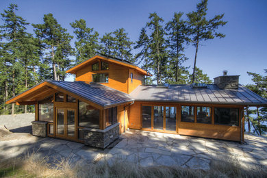 Inspiration for a timeless exterior home remodel in Vancouver