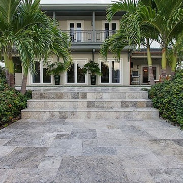 Silver French Patten Tumbled Paver Collection