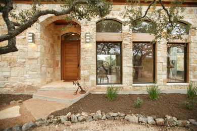 Example of a minimalist exterior home design in Austin