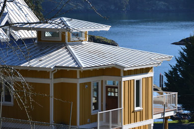 Inspiration for a coastal exterior home remodel in Vancouver