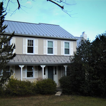 Slate Grey Standing Seam Metal Roof Installation in West Chester, PA