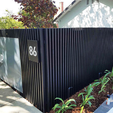 Slatted Fencing and Gate System