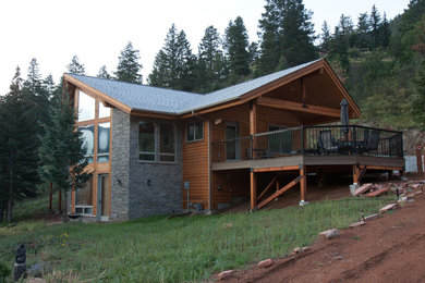 Mountain style exterior home photo in Other