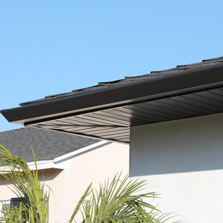 Dark Bronze Gutter Photos & Ideas Houzz