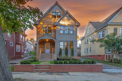 Transitional exterior home photo in Boston
