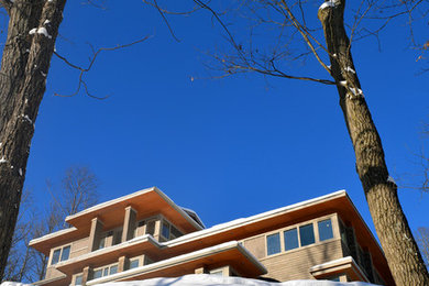 South Elevation, view from the Lake