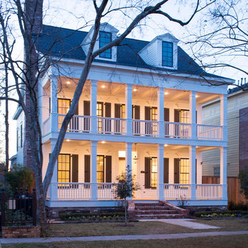 01 - Tansitional Southern Living Front Exterior