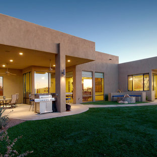 Idee per la facciata di una casa american style a un piano