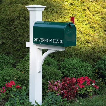 Sovereign Cedar Mailbox Post by Lazy Hill Farm Designs