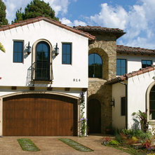 Mediterranean Exterior by Dave Powers Construction