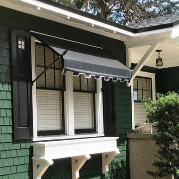 Spear Awnings with Greek Key Detail @ historic St. Augustine