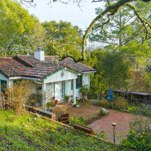 Example of a tuscan exterior home design in San Francisco