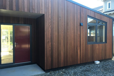 Photo of a modern house exterior in Christchurch.