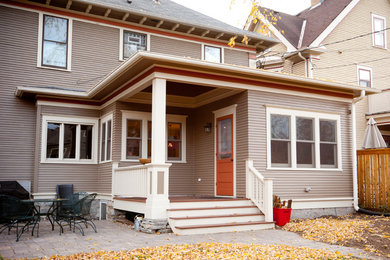 This is an example of a classic house exterior in Minneapolis.