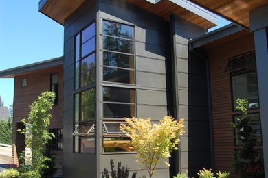 Staicase at Modern Pierce County Home