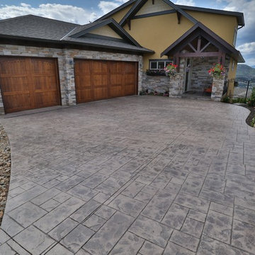 Stamped Concrete Driveway