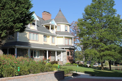 Transitional exterior home idea in Baltimore